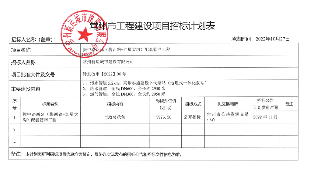 振中路西延配套管网工程--招标计划.png